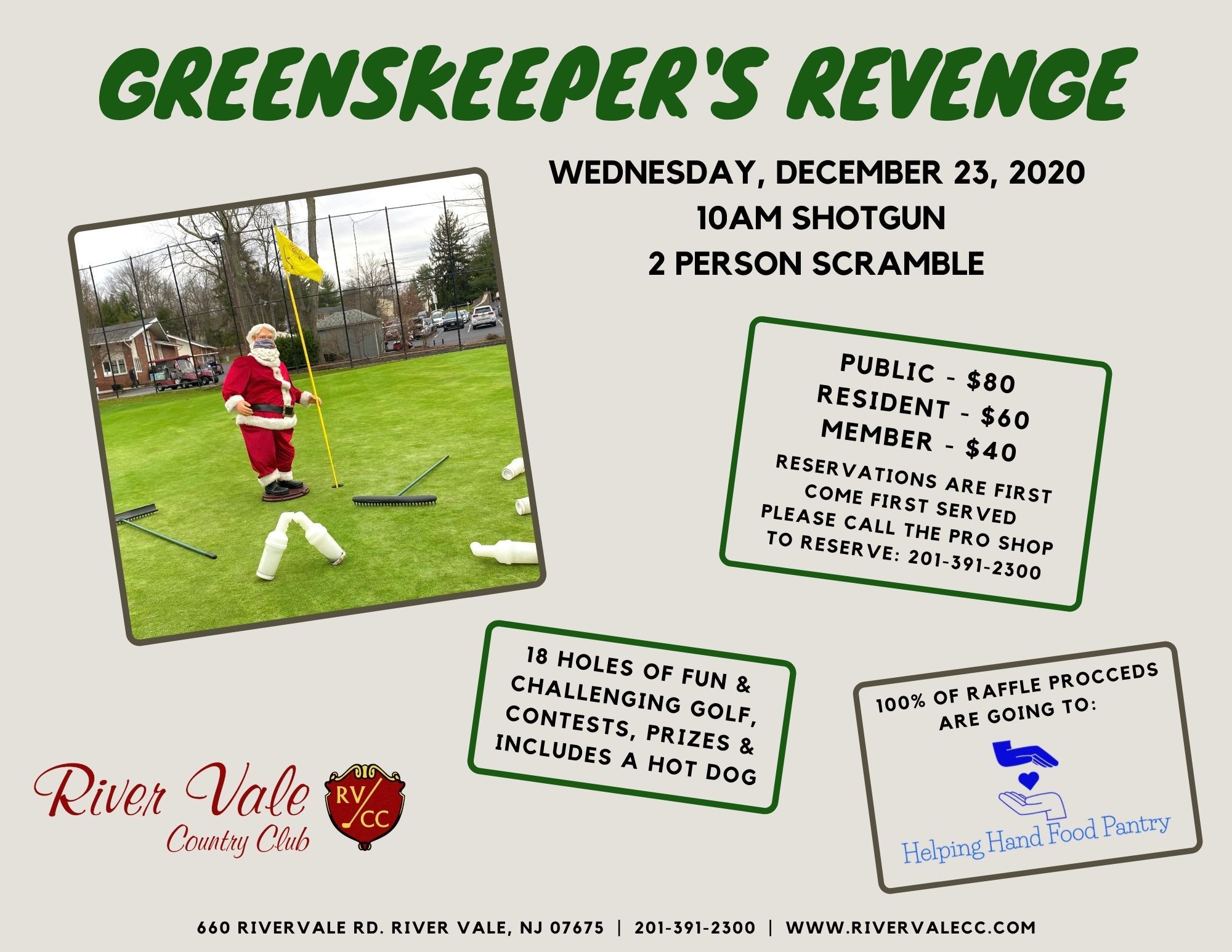 Greenskeeper's Revenge Shotgun River Vale Country Club